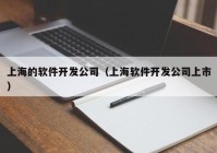上海的软件开发公司（上海软件开发公司上市）